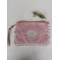 Bolso animal print bordado marfil