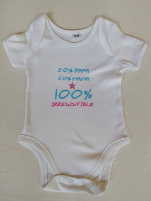 Body bebe manga corta 100% irresistible