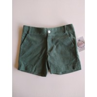 Pantalón corto micro pana verde