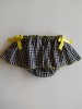 Braga falda bichy negro lazos amarillos