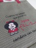 Bolsa bordada Mafalda ponte feliz