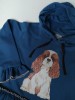 Vestido felpa azulón perro Mon petit bonbon
