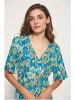 Vestido mujer verano estampado ikat multicolor