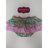 Braga mariposas doble volante Mon petit bonbon