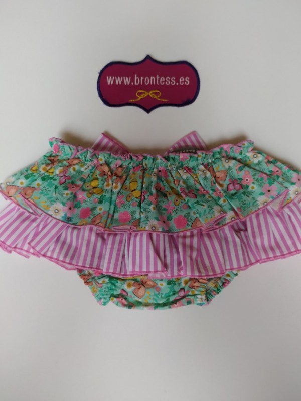 Braga mariposas doble volante Mon petit bonbon Braga mariposas doble volante Mon petit bonbon