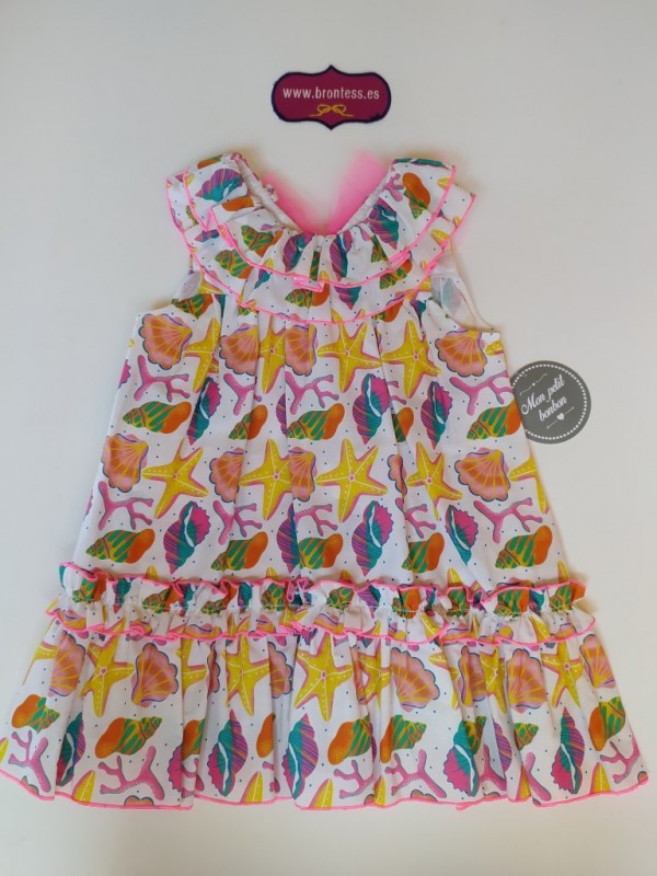 Vestido caracolas Mon petit bonbon Vestido caracolas Mon petit bonbon