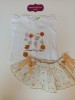 Conjunto camiseta y braga falda globos y conejo de Pio pio