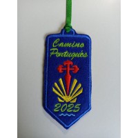 Custom 3D arrow embroidered patch path and year