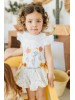 Conjunto camiseta y braga falda globos y conejo de Pio pio