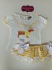 Conjunto camiseta perro salchicha Mon petit bonbon
