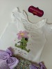 Conjunto camiseta rana flor Pio pio
