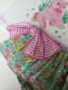 Conjunto camiseta braga mariposas leopardo rosa Mon petit bonbon