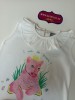 Conjunto camiseta braga mariposas leopardo rosa Mon petit bonbon