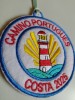 Parche camino portugués costa faro blanco