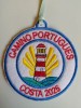 Parche camino portugués costa faro blanco