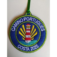 Parche camino portugués costa faro azul