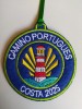 Parche camino portugués costa faro azul