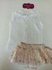 Conjunto camiseta braga falda oso en la playa de Pio pio