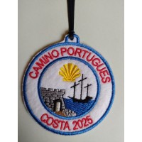 Parche camino Portugues barco