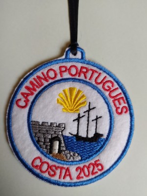 Parche camino Portugues barco