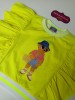 Camiseta fluor oso volantes Mon petit bonbon