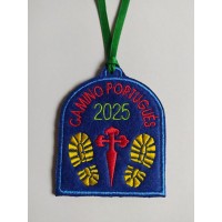 Parche botas camino de Santiago Portugués con tu nombre