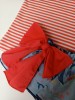 Conjunto camiseta rayas falda ballenas Mon petit bonbon