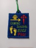 Sanabrés Camino de Santiago patch with your name and year custom shell