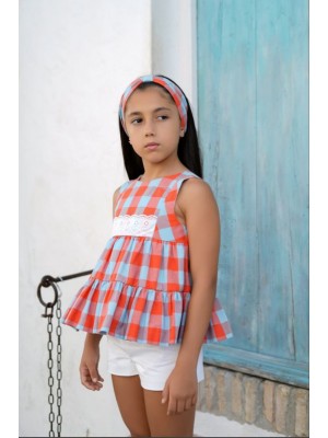 Conjunto Burdeos blusón y short Noma Fernández