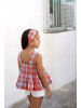 Conjunto Burdeos blusón y short Noma Fernández