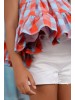 Conjunto Burdeos blusón y short Noma Fernández