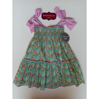 Vestido estampado mariposas Mon petit bonbon tirantes
