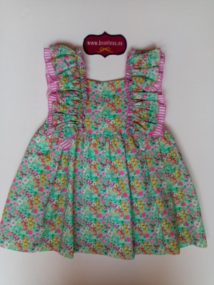 Vestido mariposas Mon petit bonbon