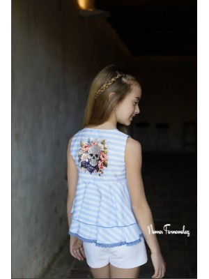 Conjunto Amelie blusón short Noma Fernández