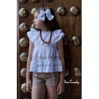 Conjunto Versalles Noma Fernández blusón y short