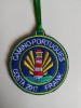 Parche camino portugués costa faro azul con tu nombre