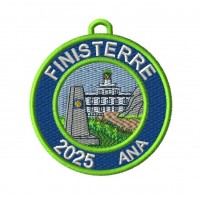 Finisterre embroidered patch, personalize your name and year