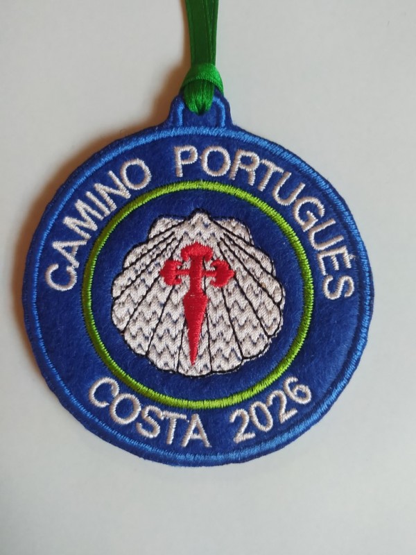 Parche concha y cruz Santiago Parche concha y cruz Santiago