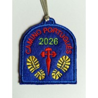 Parche botas camino de Santiago para personalizar año y camino
