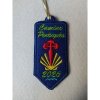 Parche bordado flecha 3D personalizado camino y año