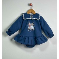 Jesusito felpa azul ratones fiesta Mon petit bonbon