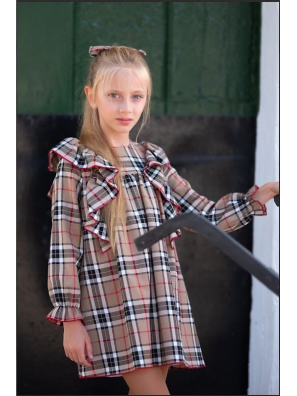 Vestido burberry tartán Mon petit bonbon