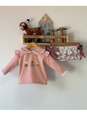 Conjunto sudadera y braga animales de Pio pio