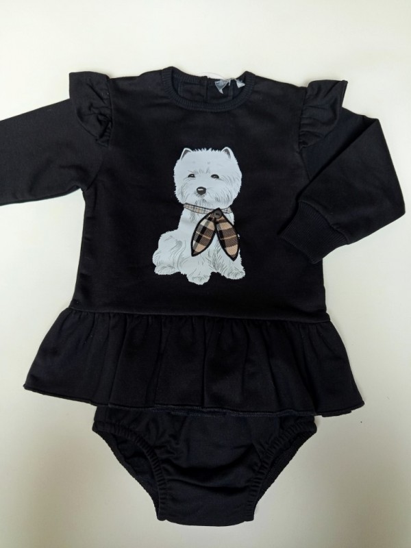 Jesusito felpa negro perrito de Mon petit bonbon