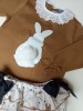 Conjunto sudadera conejo y braga volantes Mon petit bonbon
