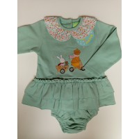 Jesusito felpa verde agua oso bicicleta Pio pio