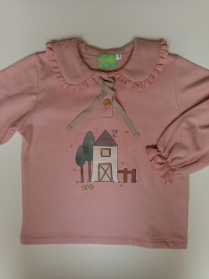 Sudadera niña rosa granja pio pio