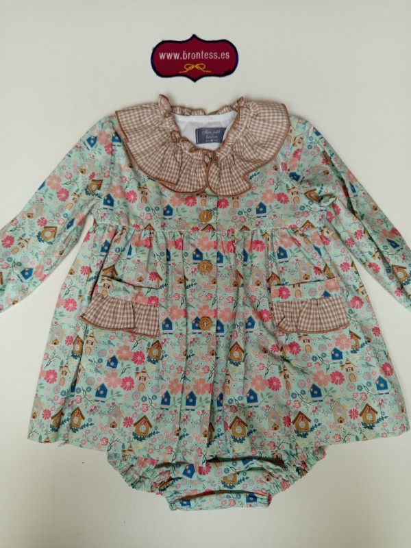 Jesusito verde agua casitas Mon petit bonbon