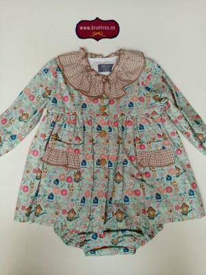 Jesusito verde agua casitas Mon petit bonbon