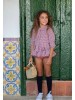 Conjunto cuadros blusa y short-falda Mon petit bonbon